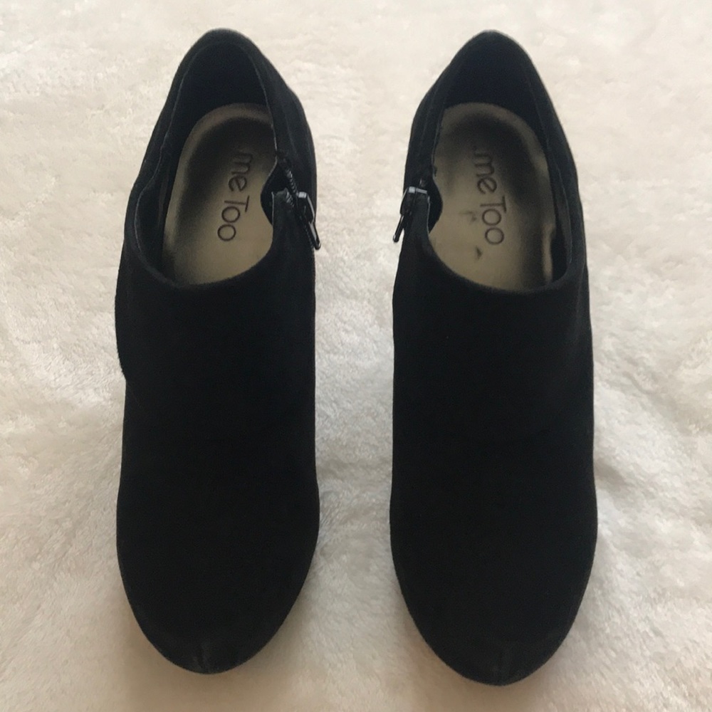 Black Suede Booties